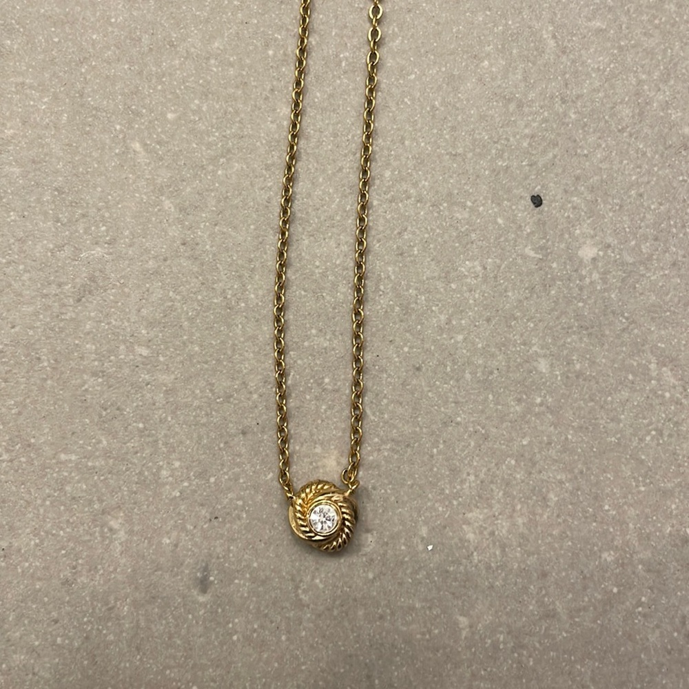 Kate Spade Gold Knot Necklace